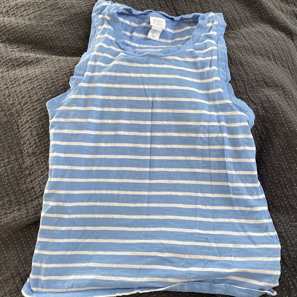 Sigrid Olsen stripe tank top